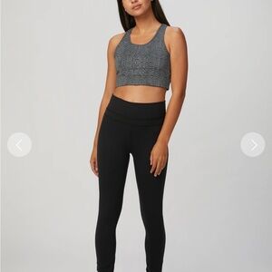 Varley Berkeley Racerback Sports Bra - Nocturnal Feathers - Small